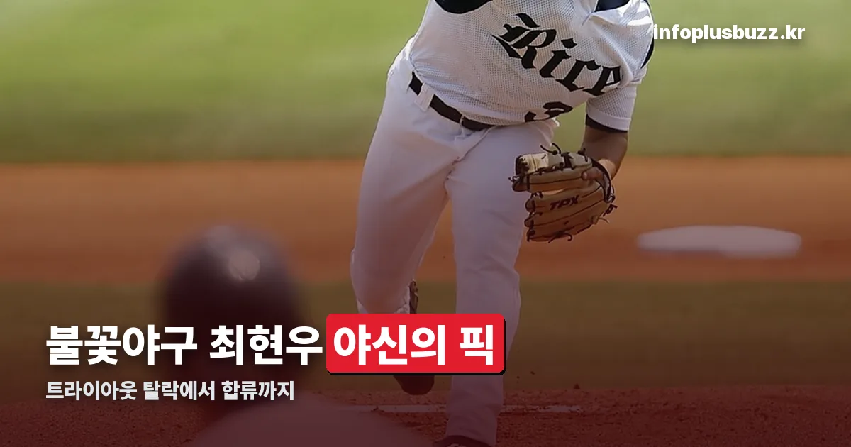 불꽃야구 최현우 정리 썸네일
