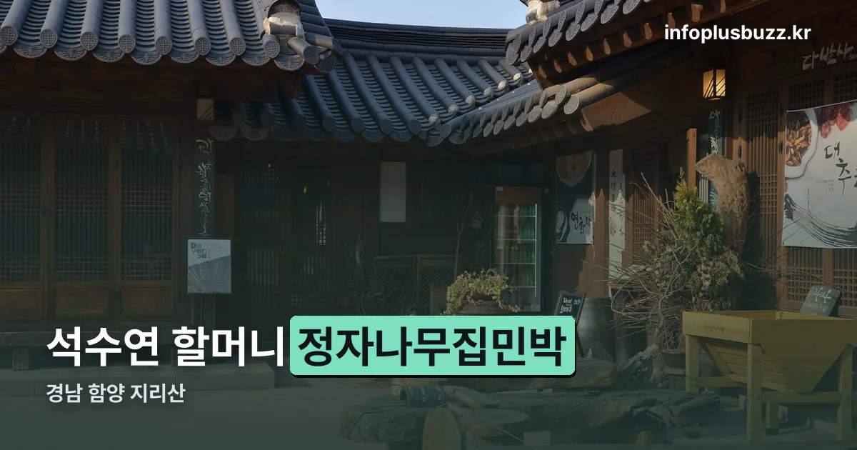 정자나무집민박 정리 썸네일