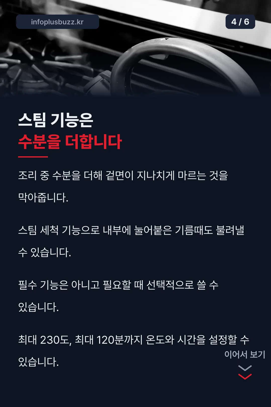 스팀 기능