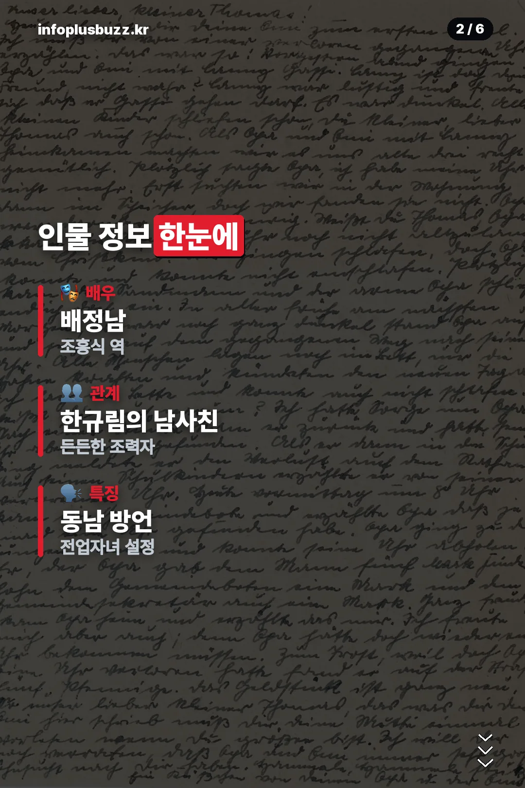 인물 정보 한눈에 보기