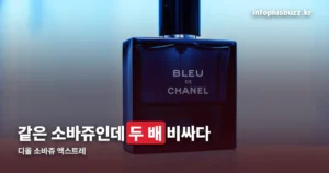 디올 소바쥬 엑스트레 — 50ml에 265,000원인 이유
